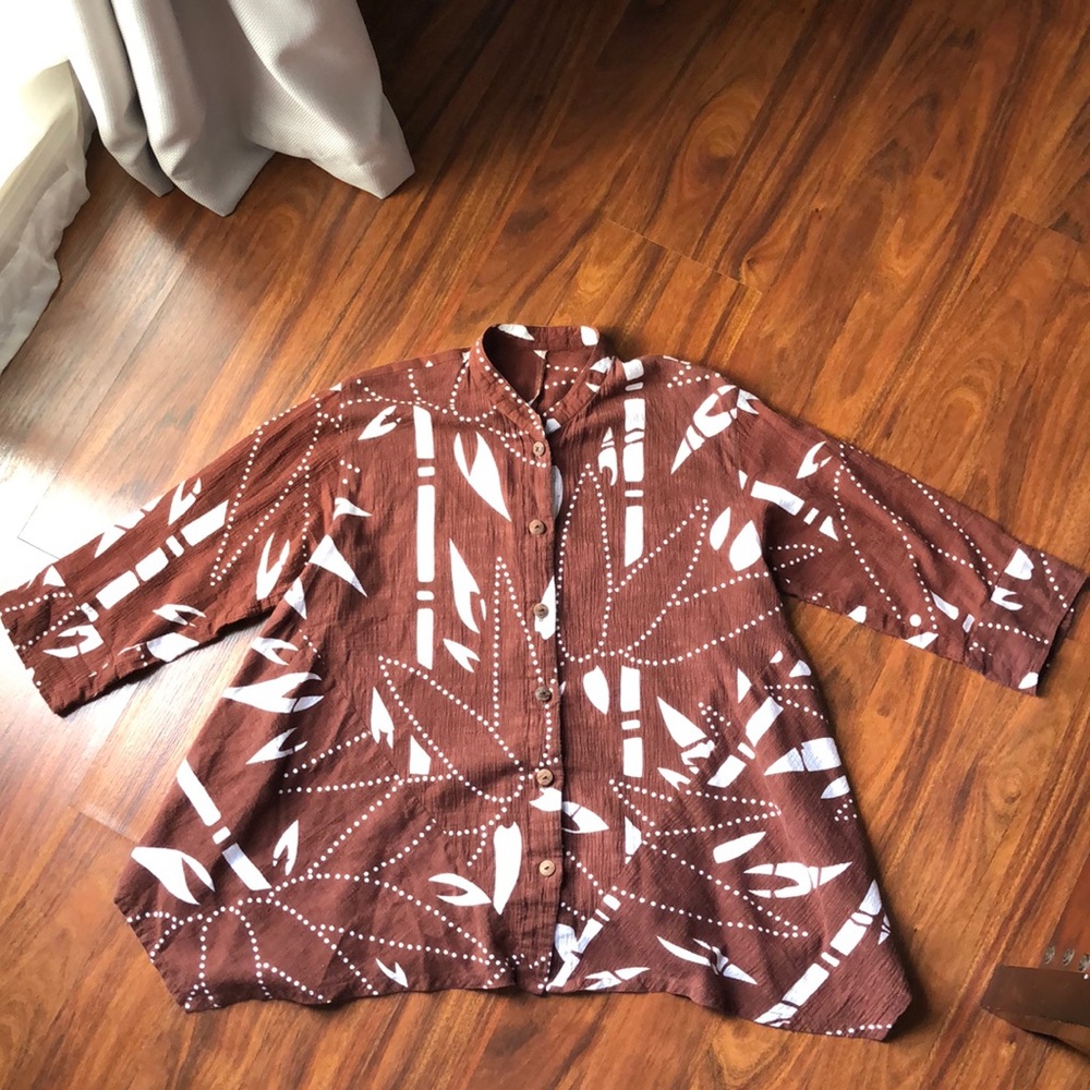 Vintage Button Down Flowy Shirt
